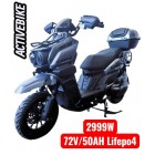 Електричний мопед Corso Special RS SP-612558 (2999W, 72V/50AH) літій-залізо-фосфатний